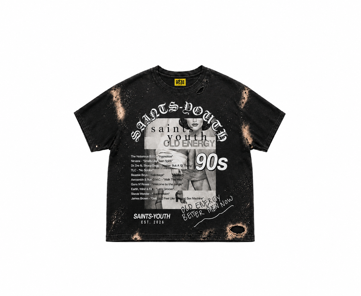 Saints Youth Tee (black)